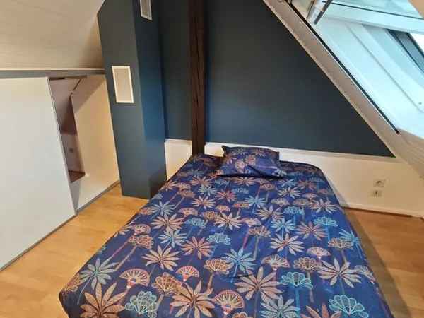 Chambre fonctionelle dans logement spacieux 
