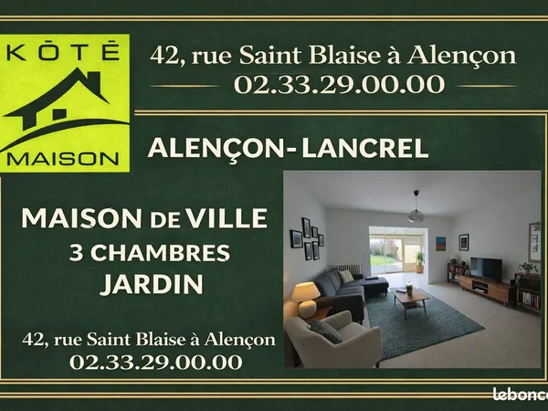 Maison de ville 4 pièces 89 m² 