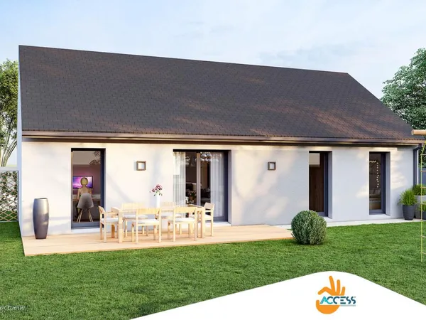 Terrain + maison 75 m² 