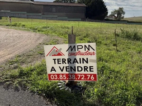 Terrain 540 m² Hurigny 