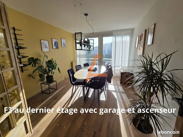 Appartement 3 pièces 63 m² 