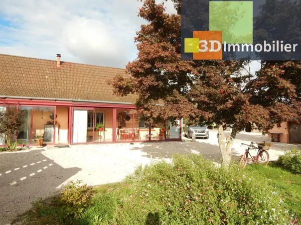VENTE : SAINT GERMAIN DU BOIS (71), À VENDRE MAISON RÉNOVÉE 156 M², TERRAIN 2322 M² AVEC 