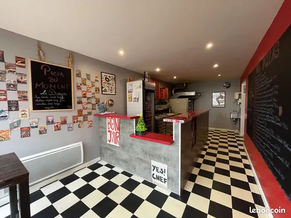 Pizzeria 110 m² Bains 