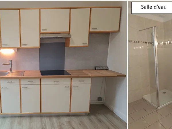 Maison plein pied 78 m² - 2 chambres - jardin 540 m² - centre-ville 
