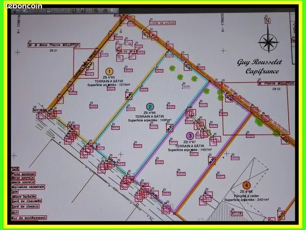 Terrain 1499 m² 