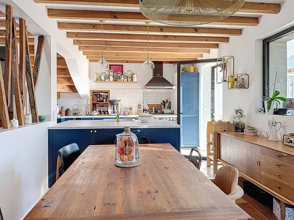 Vends ensemble immobilier (maison + appartement) 