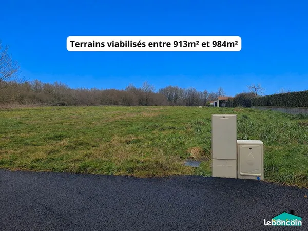 Terrain 913 m² LA MARNE 