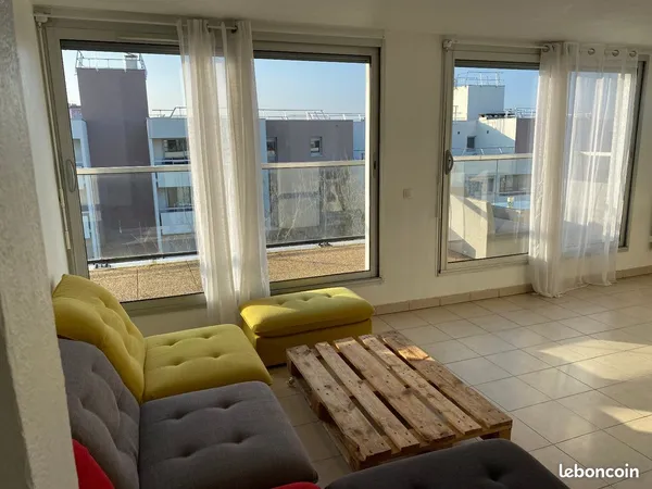 1 chambre meublée dans coloc avec terrasse cours saint Louis 