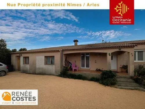 Vente en nue propriété - F68-H66 ans - ST GILLES (30800) 