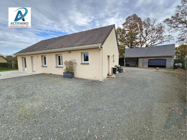 Maison de plain-pied 5 pièces 110 m² 