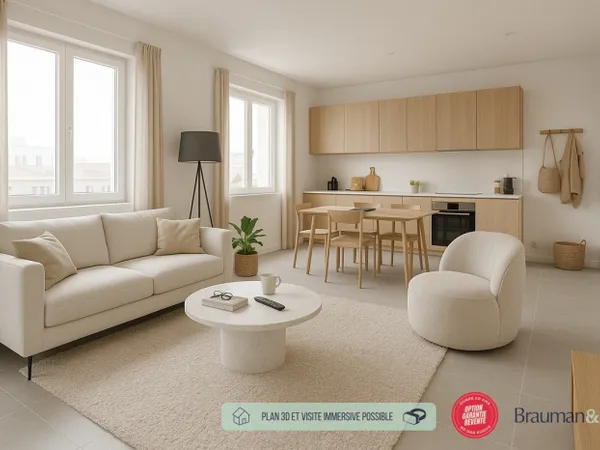 4 PIÈCES de 100m² 