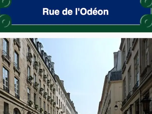 PARIS 6eme Rue de l'Odéon 4/5 pièces 