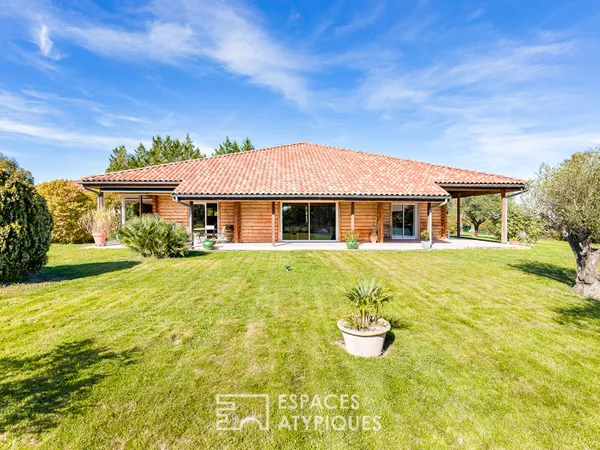 Charmante maison en bois à Samatan 