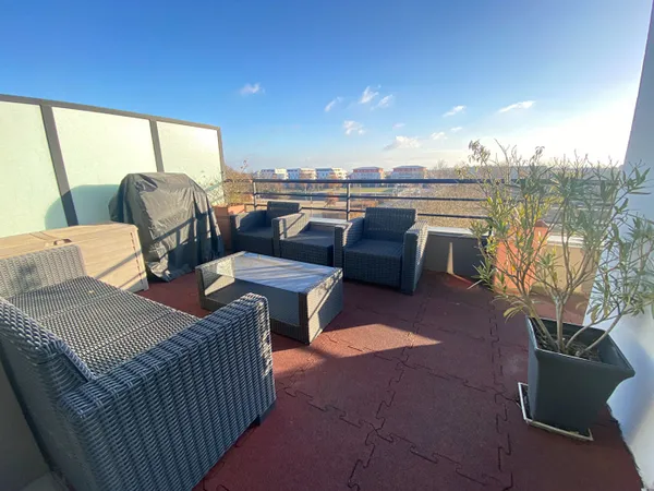 Appartement en attique Cernay 4 pièce(s) 89.84 m² + terrasse de 24 m² + grand garage et cellier 
