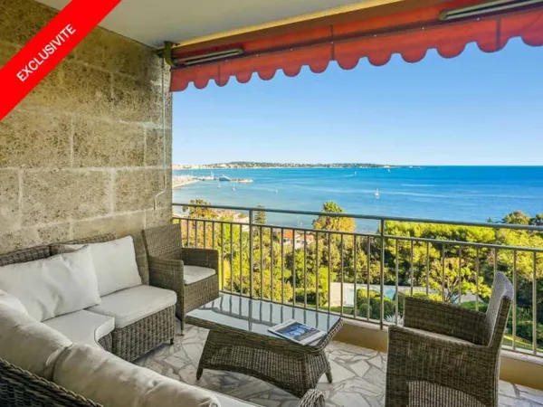 Appartement en dernier étage dans résidence avec vue mer féériqu 