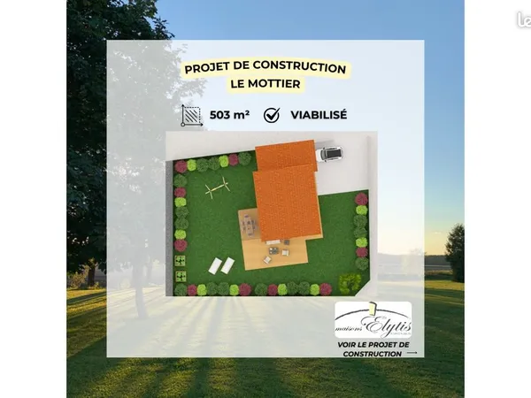 Terrain 503 m² Mottier 