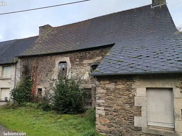 Maison avec terrain a cote du canal Nantes Brest 