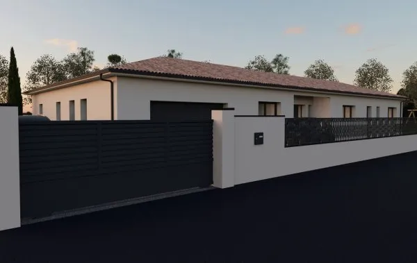 Terrain + maison 168 m²