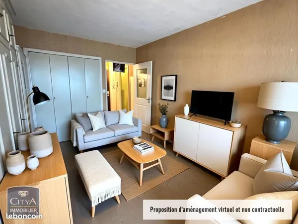 Appartement 1 pièce 26 m² 