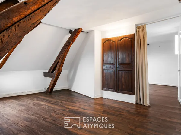 Triplex de charme sous les toits du centre ville d'Evreux 