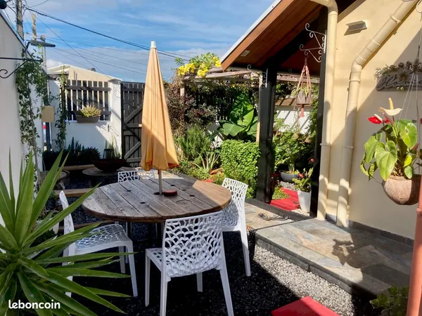 Maison F3 meublée avec spa privé et jardin, 97432 