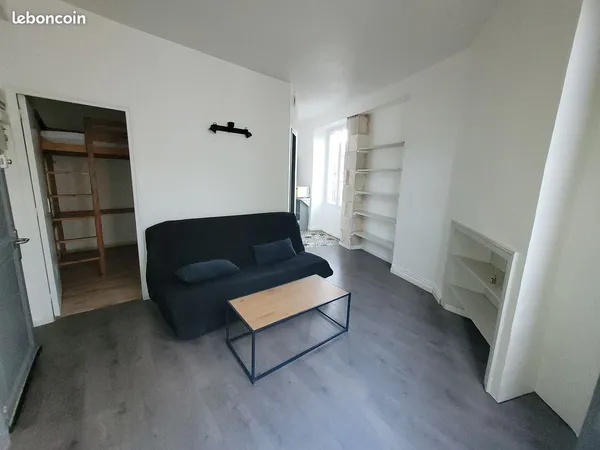 Loue T2 meublé 28m² 