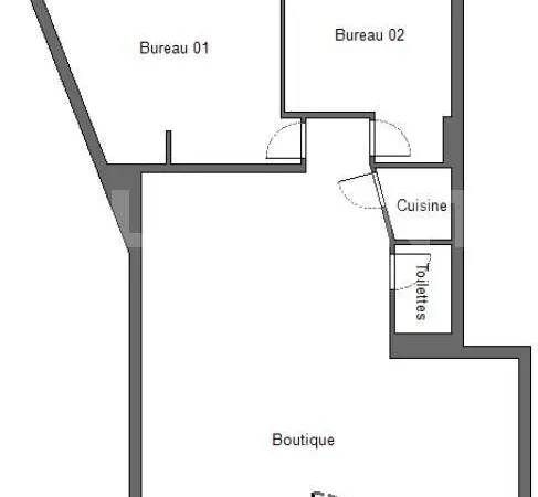 Boutique 3 pièces 59 m² 