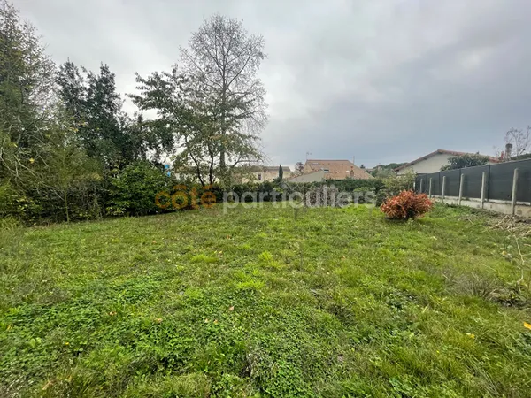 Beau terrain paysagé cetre ville 