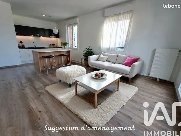 Appartement 3 pièces 62 m² 