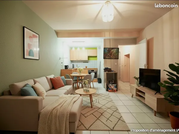 Appartement 2 pièces 35 m² 