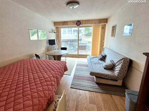 Studio de 22m2 à 30 mètres des pistes 