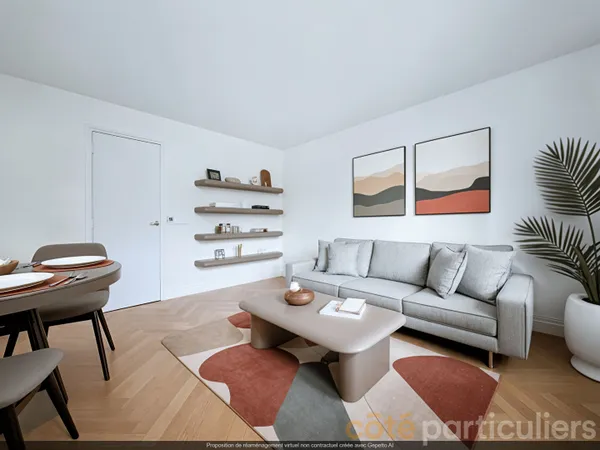 APPARTEMENT 3P AVEC CAVE EN RDC PROCHE CORENTIN CELTON 