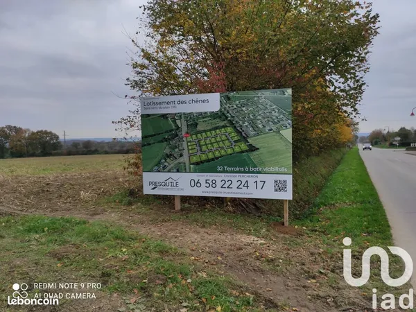 Terrain 615 m² saint remy du plain 