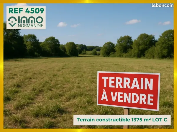 Terrain 1375 m² Barc 