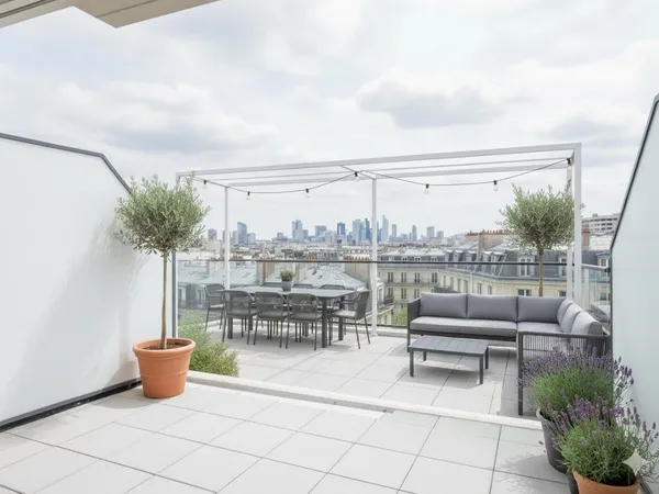 DUPLEX 5 PIÈCES avec TERRASSE et PARKING à ASNIÈRES-SUR-SEINE - SECTEUR GARE / CENTRE-VILLE 