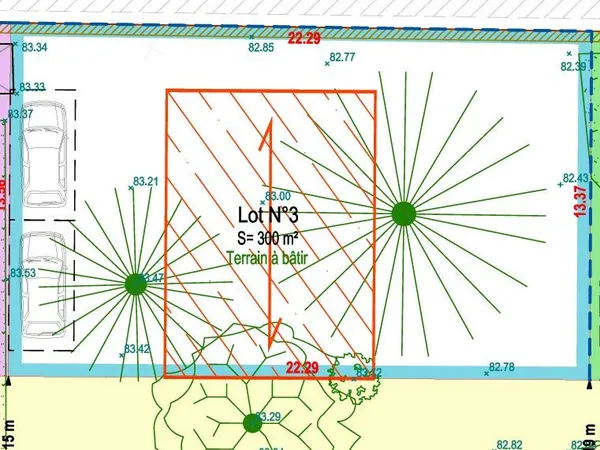 Terrain 300 m² Chevreuse 