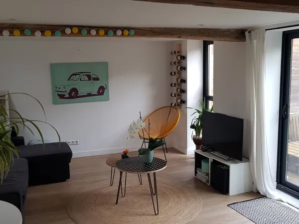 Loue appartement meublé, 47m² en duplex 