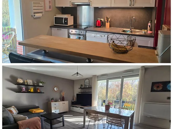 T3 - 64 m² - Terrasse + vue forêt - Calme absolu 