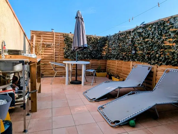 Maison F3 avec terrasse+studio 