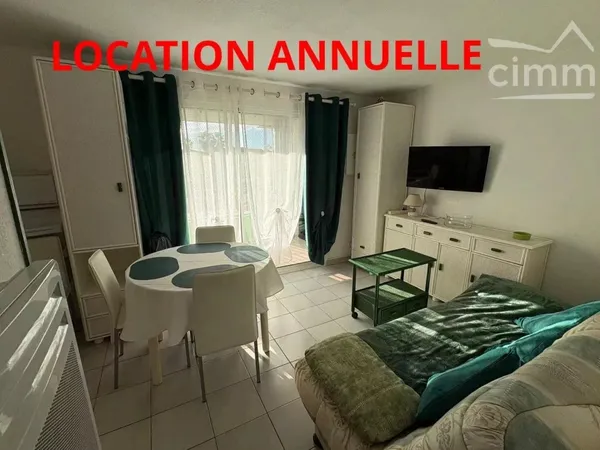 À louer - Studio cabine 24 m² avec place de parking 