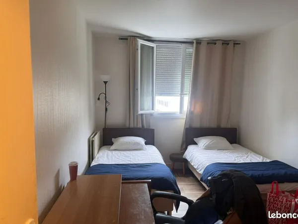 Chambre partagée en colocation 
