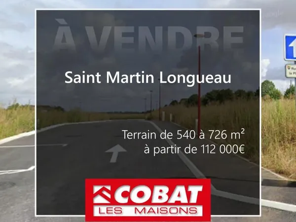 Terrain 540 m² Saint Martin Longueau 