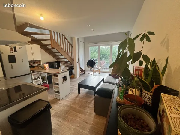 Duplex 3 pièces 63 m² 