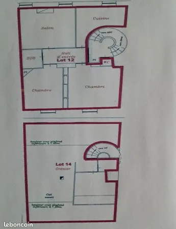 Appartement 3 pièces 76 m² 