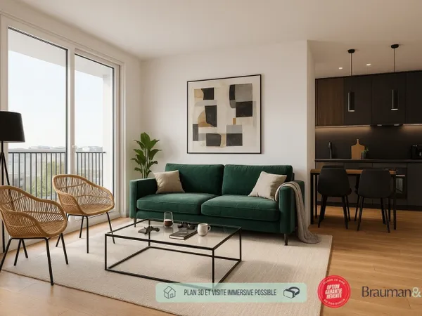 3 PIÈCES de 69m² + EXT(s) de 15m² 