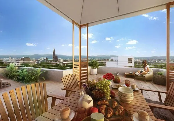 ROOFTOP EXCEPTIONNEL AU COEUR DE DIJON - T5 DE GRAND STANDING AU DERNIER ETAGE 