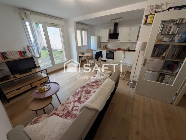 Très beau T2 de 48.5 m2 au jardin de 40 m2 