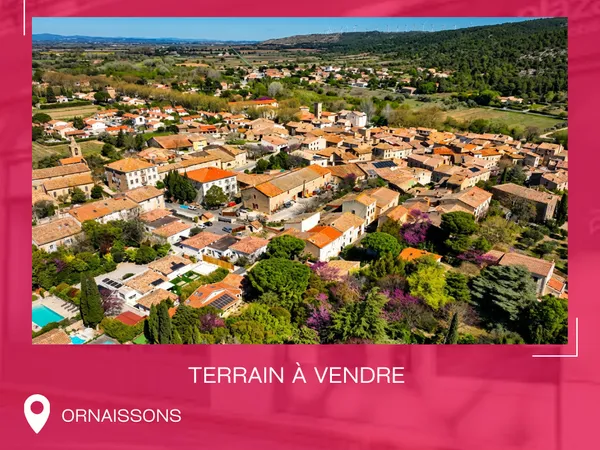 Terrain Ornaisons 543 m2 