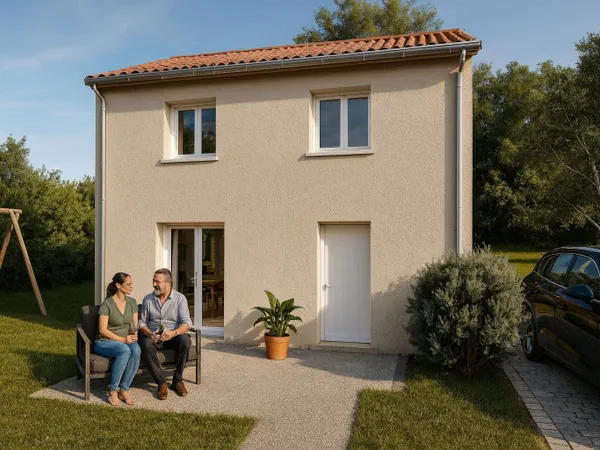 Maison 90 m² avec terrain à CELLES-SUR-DUROLLE (63) 