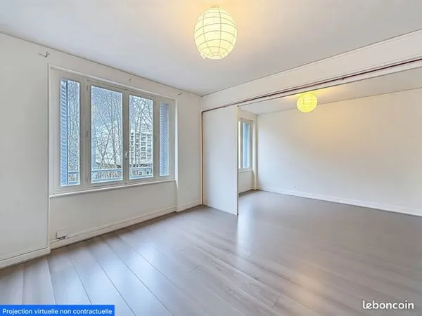 Appartement 2 pièces 57 m² 
